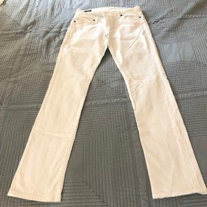 Citizens of Humanity Straight Leg White Jeans